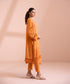 Peach Coral Ladies Unstitched Three Piece